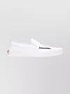 Valentino Modern Sneakers With Pull Tab And Round Toe In White