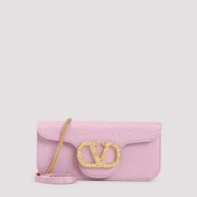 Valentino Garavani Moiré Textile Clutch