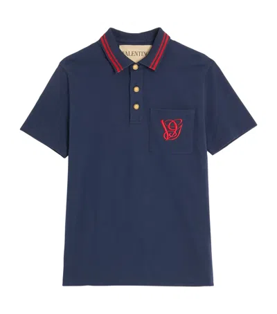 VALENTINO MONOGRAM POLO SHIRT