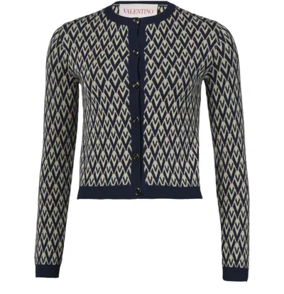Valentino Mossi Cardigan In Black