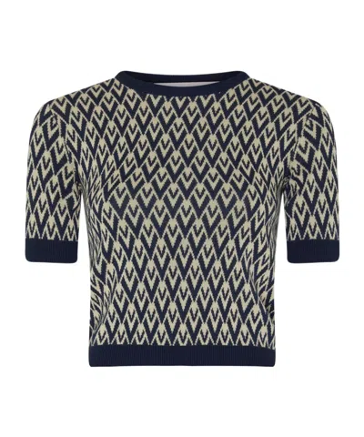 Valentino Ida\n\nshort Sleeved Toute La In Blue