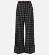 Valentino Women's Black/ivory Chequered Trousers | Size 38 | 6b3rb65592w In Black