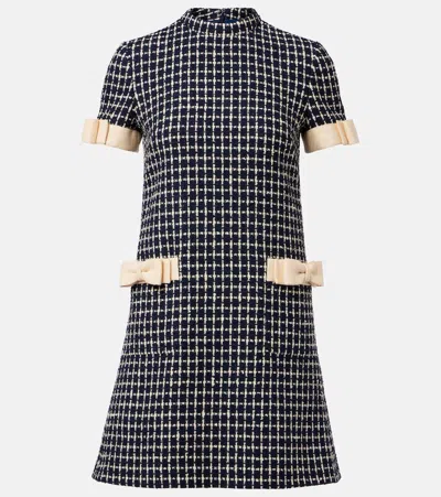 Valentino Mossi Wool-blend Bouclé Minidress