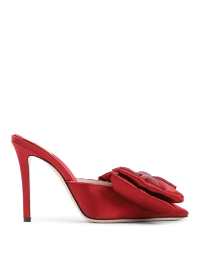Valentino Garavani Mules In Red