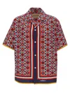 Valentino Bulles Royales Cotton Shirt In Multi