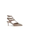 Valentino Garavani Multicolor Calf Leather Bos Taurus Mid Heel Pumps