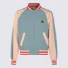 Valentino Le Chat De La Maison Wool Bomber Jacket In Blue