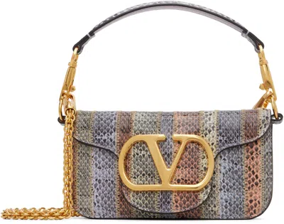 Valentino Garavani Multicolor Elaphe Loco Small Shoulder Bag