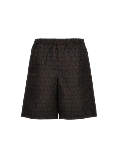 VALENTINO MULTICOLOR ICONOGRAPHE PRINT SHORTS