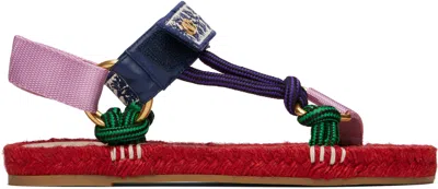 VALENTINO GARAVANI MULTICOLOR LAKE POWELL SANDALS