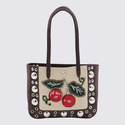 Valentino Garavani Multicolor Leather Nellcote Mini Tote In Red