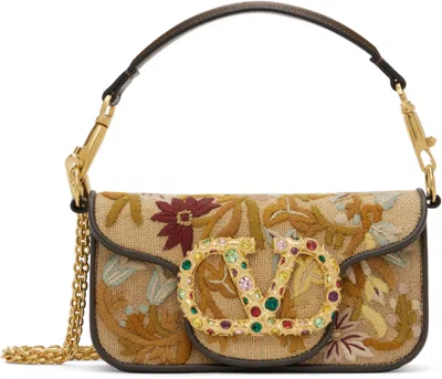 Valentino Garavani Multicolor Locò Small Shoulder Bag In Qx8 Multicol./t.d.mo