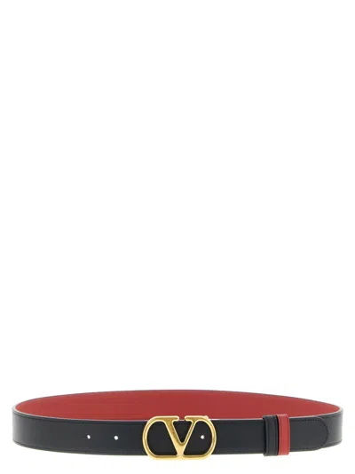 VALENTINO GARAVANI MULTICOLOR LOGO BUCKLE REVERSIBLE BELT
