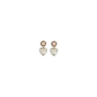 Valentino Garavani Multicolor Metal Earrings In Gold