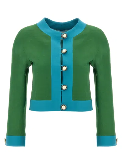 VALENTINO MULTICOLOR SOLID BLAZER