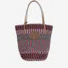 Valentino Vlogo Signature Raffia Tote Bag In Multicolor
