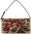 Valentino Multicolor Vain Clutch In Multi