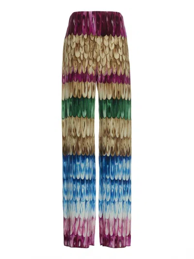 VALENTINO MULTICOLOR VALENTINO PRINTED PANTS