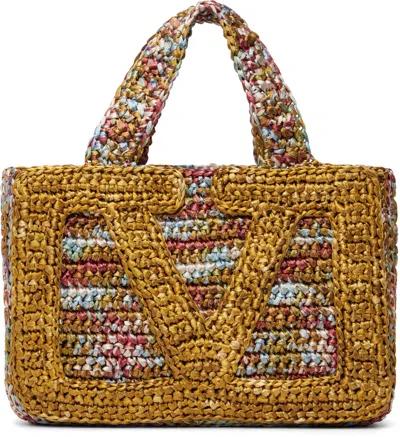 Valentino Garavani Multicolor Viva Superstar Small Shopping Bag