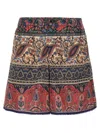 Valentino Garavani Voyage Imaginaire Bermuda Shorts In Multicolor
