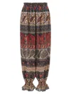 Valentino Garavani Cachemire Voyage Imaginaire Print Silk Georgette Pants