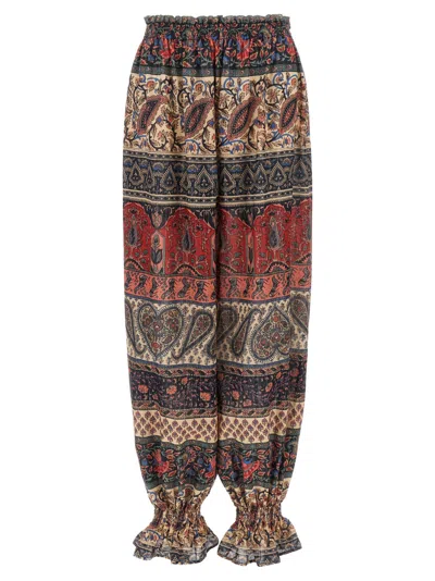 VALENTINO MULTICOLOR VOYAGE IMAGINAIRE PANTS