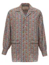 Valentino Pajama Shirt With "voyage Imaginaire" Print In Multicolor