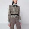 Valentino Garavani Multicolored Patterned Wool-blend Jacket In Multi