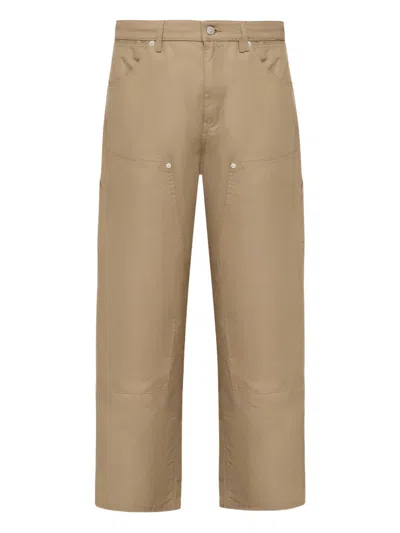 Valentino Multiple-pocket Jeans In Green