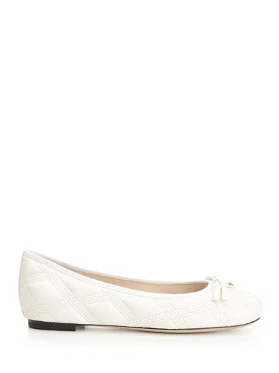 Valentino Garavani Nappa Leather Ballerinas Scarpe Basse White