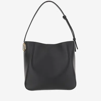 Valentino Garavani Vlogo Signature Shoulder Bag In Black