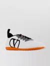 Valentino Garavani White Sneakers With Asymmetric Toe And Vlogo Detail On The Side In Tech Fabric Ma