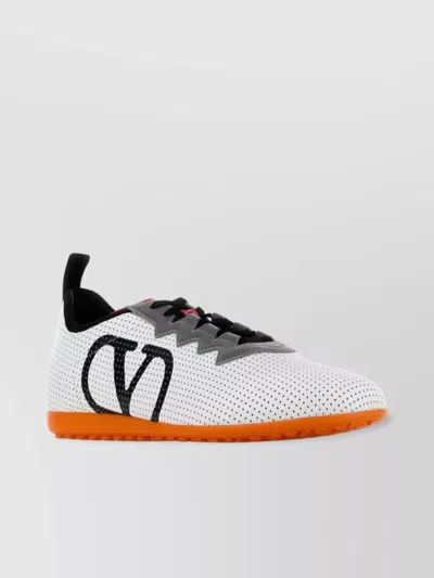 VALENTINO GARAVANI NAPPA LEATHER CHROMATHON SNEAKERS