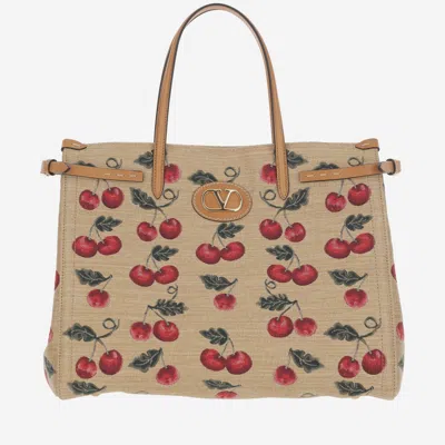 Valentino Garavani Natural Antibes Medium Tote