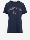Valentino Crew Neck Graphic And Text Design In Blue