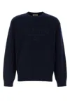 Valentino Wool Jersey. In Navy Blue
