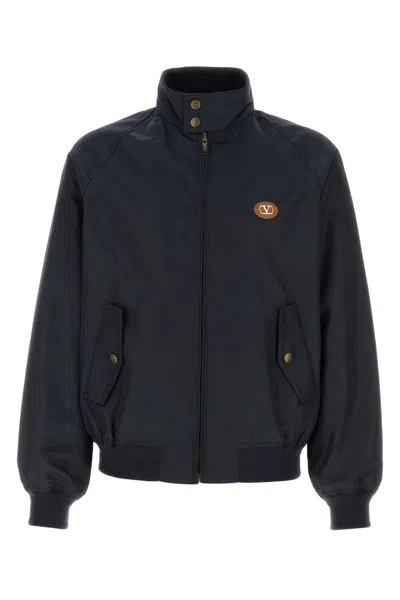 VALENTINO NAVY BLUE NYLON JACKET