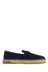 Valentino Leisure Flows Suede Espadrilles In Marine