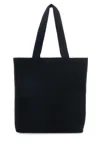 Valentino Garavani Man Toile Iconographe Shopping Bag In Navy Blue