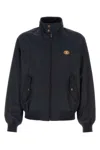 Valentino Nylon Bomber With Leather Patch And Vlogo Detail