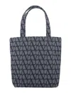 Valentino Iconographer Two-handle Tote Bag In Blue