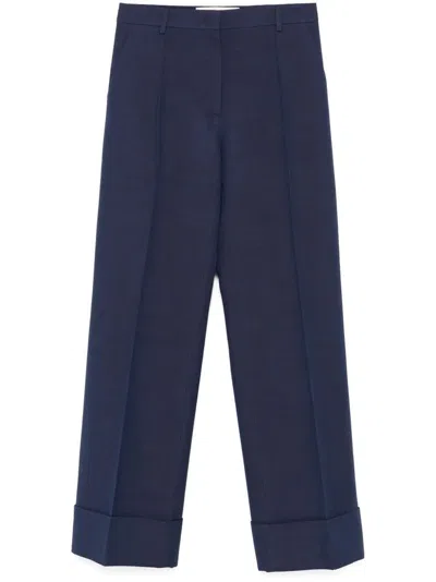 Valentino Navy Pants Wide Leg