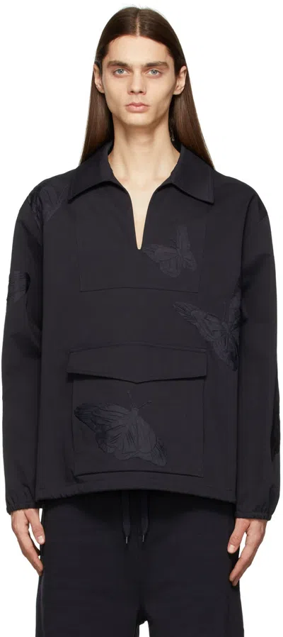 Valentino Navy Utopia Butterfly Shirt