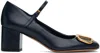 Valentino Mary-jane-pumps Vlogo Signature Aus Leder In M30 Marine