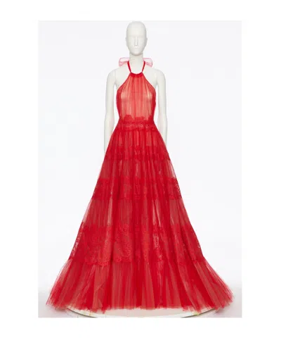 VALENTINO NECK-HANGING DRESS