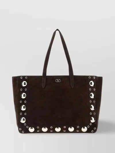 VALENTINO GARAVANI NELLCÃ´TE SHOPPING BAG WITH DUAL HANDLES AND STUDDED DETAILING
