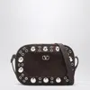 Valentino Garavani Nellcôte Bag Brown In Suede With Studs And Rivets