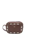 Valentino Nellcôte Shoulder Bag In Brown