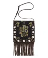 Valentino Nellcôte Jacquard Shoulder Bag In Multicolor