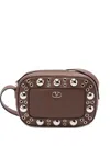 Valentino Nellcôte Shoulder Bag In Brown